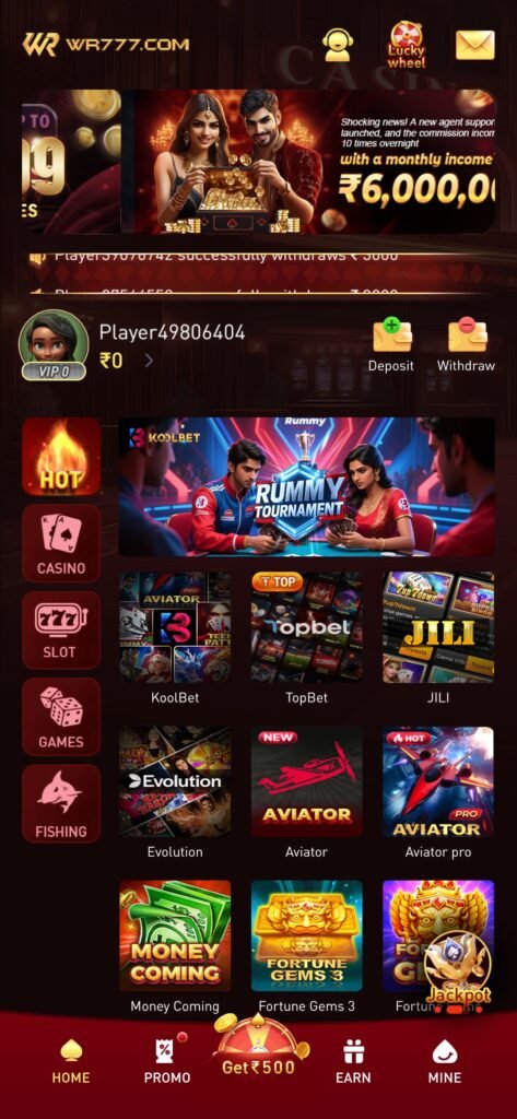 Wr777 game apk